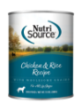 Chicken & Rice 12.3 oz., 12/cs nutrisource, food, canned
