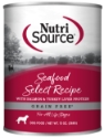 Grain Free Seafood Select 12.3 oz., 12/cs  nutrisource, kln, grain, free, canned, seafood, dog, select