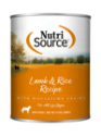 Lamb & Rice 12.3 oz., 12/cs nutrisource, food, canned