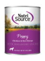 Puppy Chicken & Rice 12.3 oz., 12/cs nutrisource, kln, puppy, can, chicken, rice
