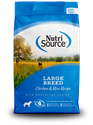 Large Breed Chicken & Rice, 26# nutrisource, food, adult
