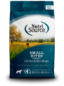 Small Bites Chicken & Rice  nutrisource, chicken, rice, adult, small, bites