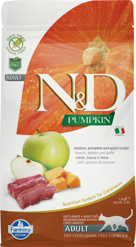n&d pumpkin cat food